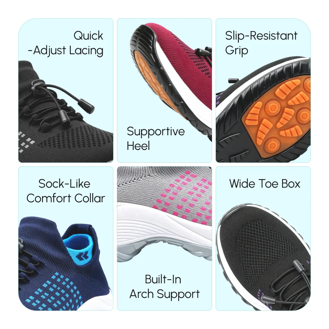 Health Pro | Zapatos Ortopedicos con Amortiguacion Elastica